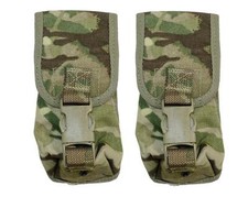 2 x British Army Surplus MTP Camouflage SMOKE GRANATE Pouch Grade 1