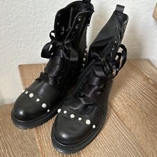 Boots Stiefelette ONX Bronx 37 Schwarz Damenschuhe Stiefel Leder