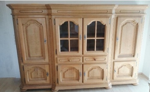 Schrank eiche hell massiv - schrank,