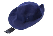 Armani Jeans Hut Damen Einheitsgröße Band Royalblau Papier Lässig