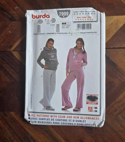 Schnittmuster burda 7999 - ,