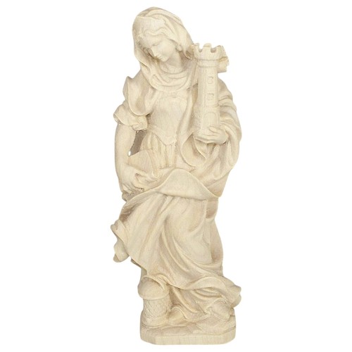 Holz figur barbara mit - holz, hl.