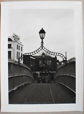 Fußgängerbrücke Dublin Irland um 1980 großes Foto von WGP Davies