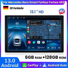 Für Mercedes Benz Smart Forfour Fortwo 453 GPS 13.1" Autoradio Android13 6+128GB