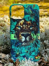 Löwe Blume Marmor Hülle für