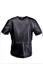 Ledershirt Leder-T Shirt in