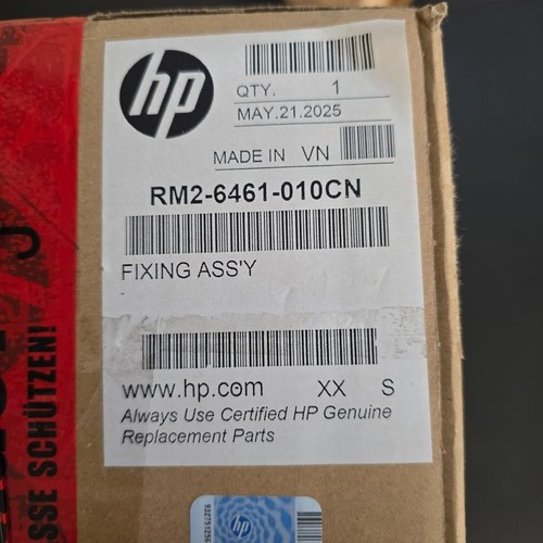Rm2 6461 010cn - hp, fixing