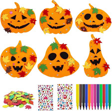 Herbst Basteln Kinder Kürbis