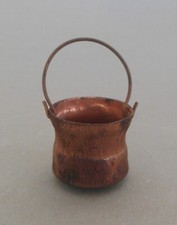 Kessel 2 cm hoch ohne Bügel Topf für Lagerfeuer Krippenzubehör Verarbeitung