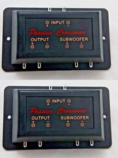 2x Frequenzweiche im Gehäuse 4 Ohm 150 Hz Trennfrequenz 2. Ordnung Subwoofer