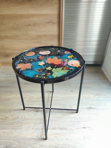 Couchtisch aus epoxidharz - epoxidharz, –