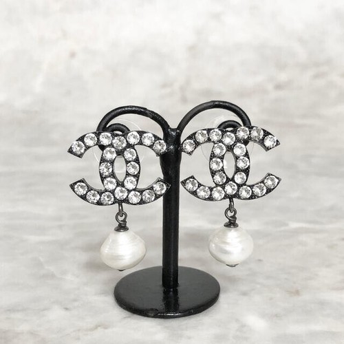 Chanel ohrringe logo - cc,