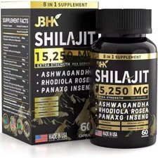 SHILAJIT 8 IN 1- TRAININGS BOOSTER- ANABOLIKA- STEROIDE- PRE WORKOUT BOOSTER