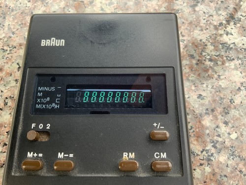 Braun control taschenrechner - braun, control,