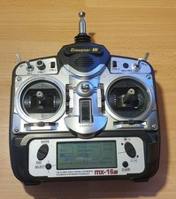 Graupner JR MX-16S Controller Fernbedienung Fernsteuerung + Handbuch