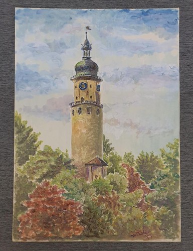 Handgemaltes aquarell bild - aquarell,
