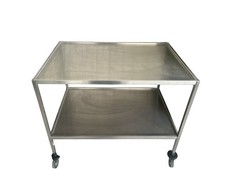 Instrumententisch OP Tisch Krankenhaus fahrbar 93x62x80