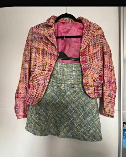 Damen tweed kostüm anzug - damen,