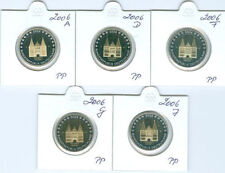 BRD  5 x 2 Euro Gedenkmünze ADFGJ PP   (Wählen Sie zwischen 2006 - 2023)