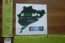 Alter Aufkleber Motorsport Automobil Racing NÜRBURGRING Info