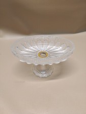 Kristall Glas Schale  Fuß