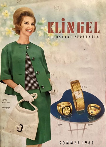 Klingel katalog sommer - klingel, 1962