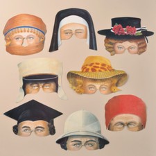 + SET 8 x MASKE AUS KARTON