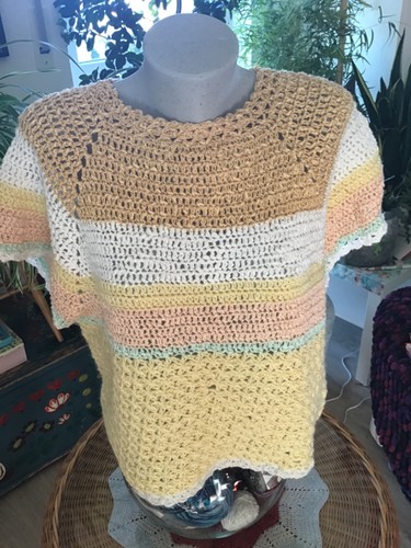 Häkel pulli weste - häkel-pulli-weste, in
