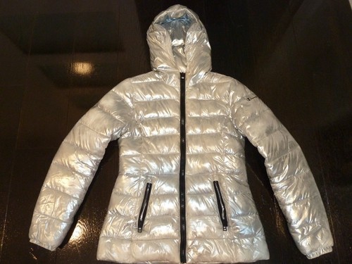 Silber glänzende winter - glänzende, jacke
