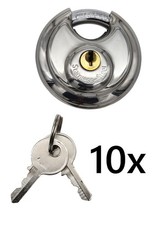 10x Vorhängeschloss 50mm