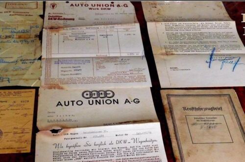 Orig kraftfahrzeugbrief dkw - ,