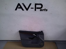 Saab 9-3 II YS3F Türverkleidung Tür Verkleidung links vorn Leder grau 12802790