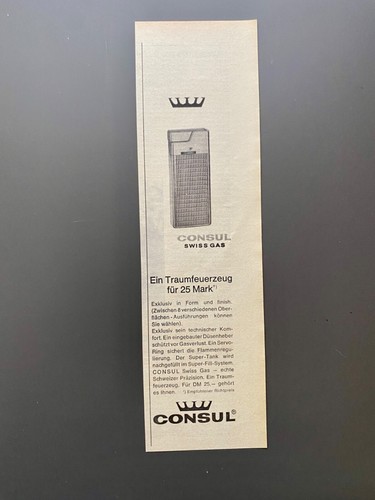 Consul swiss gas - consul,