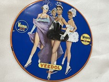 12in Veedol Gasoline PORCELAIN