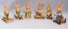 Ostern 6 Hasen Handwerker