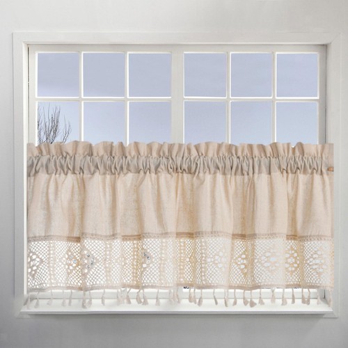 Bauernhaus-Fenster-Kurzvorhang