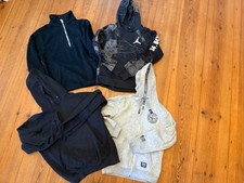 Winterpaket Hoodies Pullover Kapuzenjacke Fleecepullover 140 146 schwarz grau