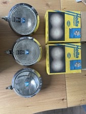 Hella 144 Chrom Nebelscheinwerfer VW Käfer Bus Porsche Mercedes w108 w109 w111 