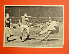 Bergmann Fußball WM 1966 Postkarte AK - Deutschland-England Lothar Emmerich