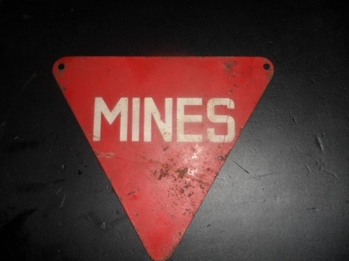 Original minenschild - original,