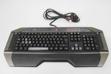 Mad Catz 43107 V.7 Cyborg Gaming Tastatur QWERTZ Deutsch Schwarz mit dreifarbige
