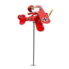 Metall-Windrad im Cartoon-Stil