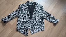 H&M Blazer Jacke Cardigan Gr M 30/40 Leo Neu