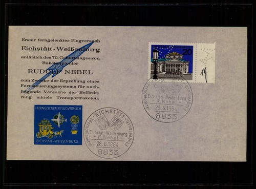 Brd raketenpost 1964 - raketenpost,