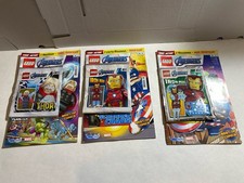 Lego Zeitschriften Marvel 3 x Stück Neuwertig