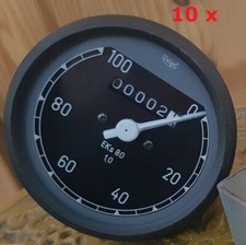 10x Veigel 1.0 EKS 80 Tacho passend für BM.W R75 Zündapp KS750