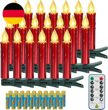 FREEPOWER 20Er Rot LED Kerzen