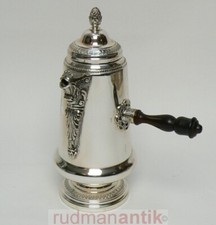 SCHOKOLADENKANNE KAKAOKANNE SILBER 800 - ARGENTERIA L.A.M. di SEGRE - ITALIEN