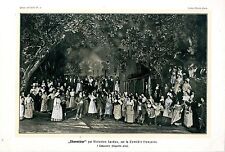 Victorien Sardou Französisches Drama "Thermidor" Photo-Kunstdruck Bühnenbild1902