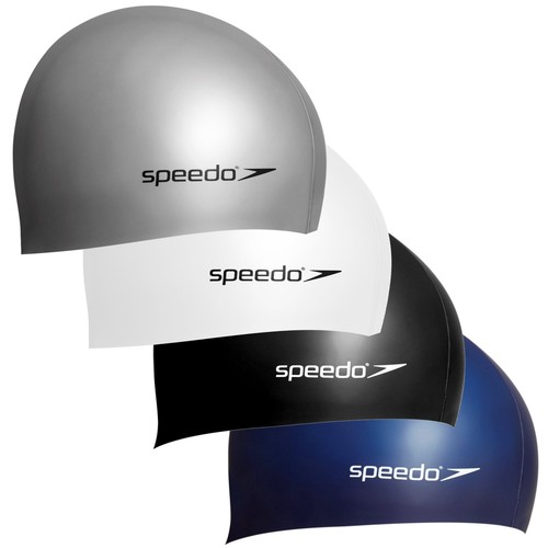Speedo plain flat silicone cap - plain,